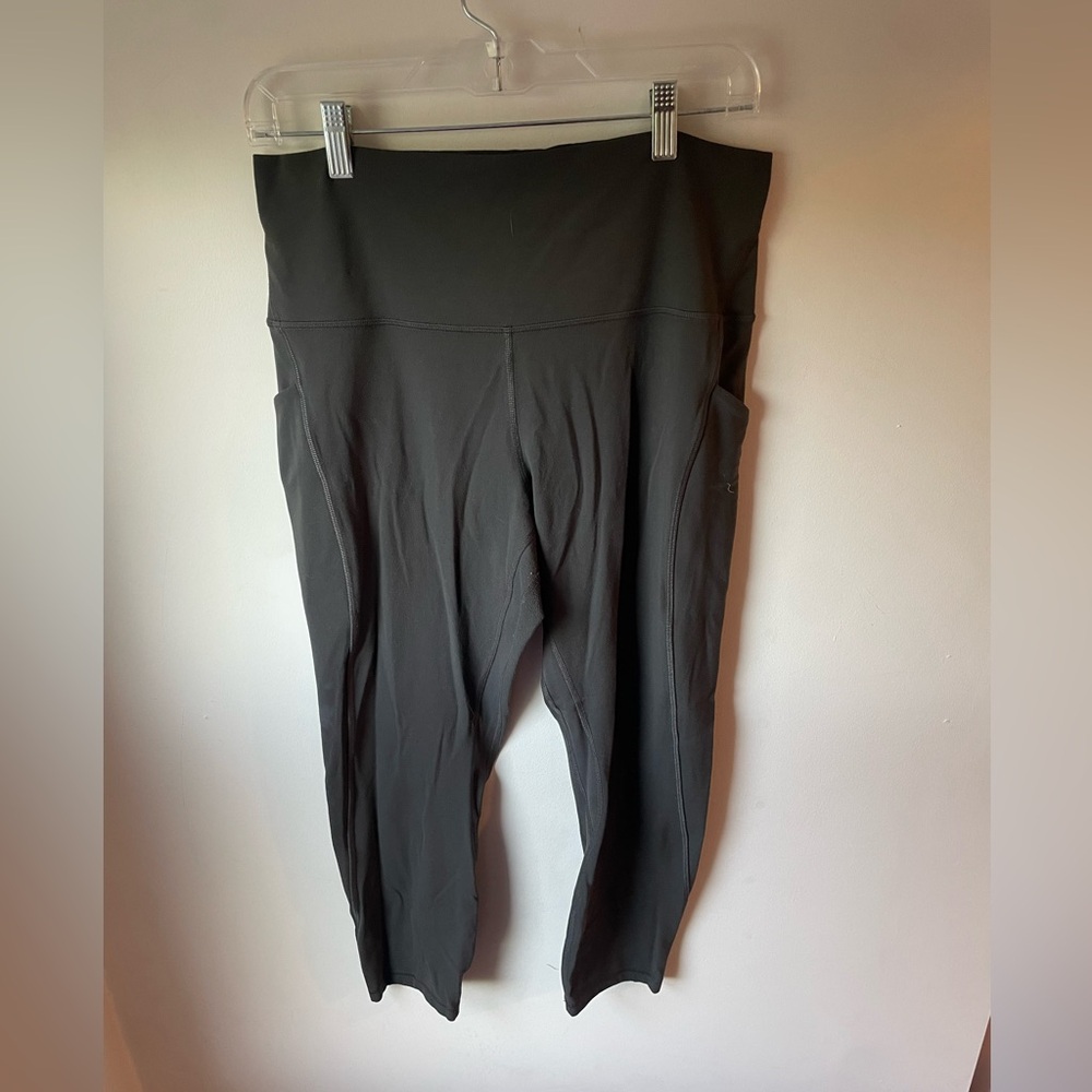 Lululemon Cropped Charcoal Grey Align Legging Size 12 -J